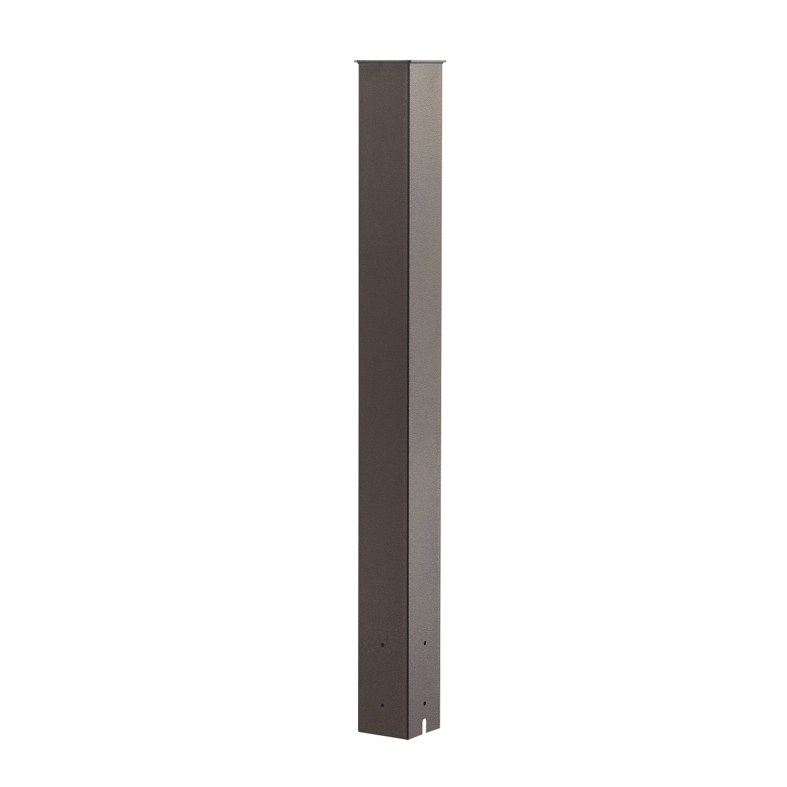 VEVOR Mailbox Post, 43 x 4 x 4 Inches, Steel In-Ground Mounting Mail Box Stand with Powder Coating Surface, Heavy Duty Metal Post Sleeve Kit for Outside Curbside Residential Use, Easy Install, Bronze