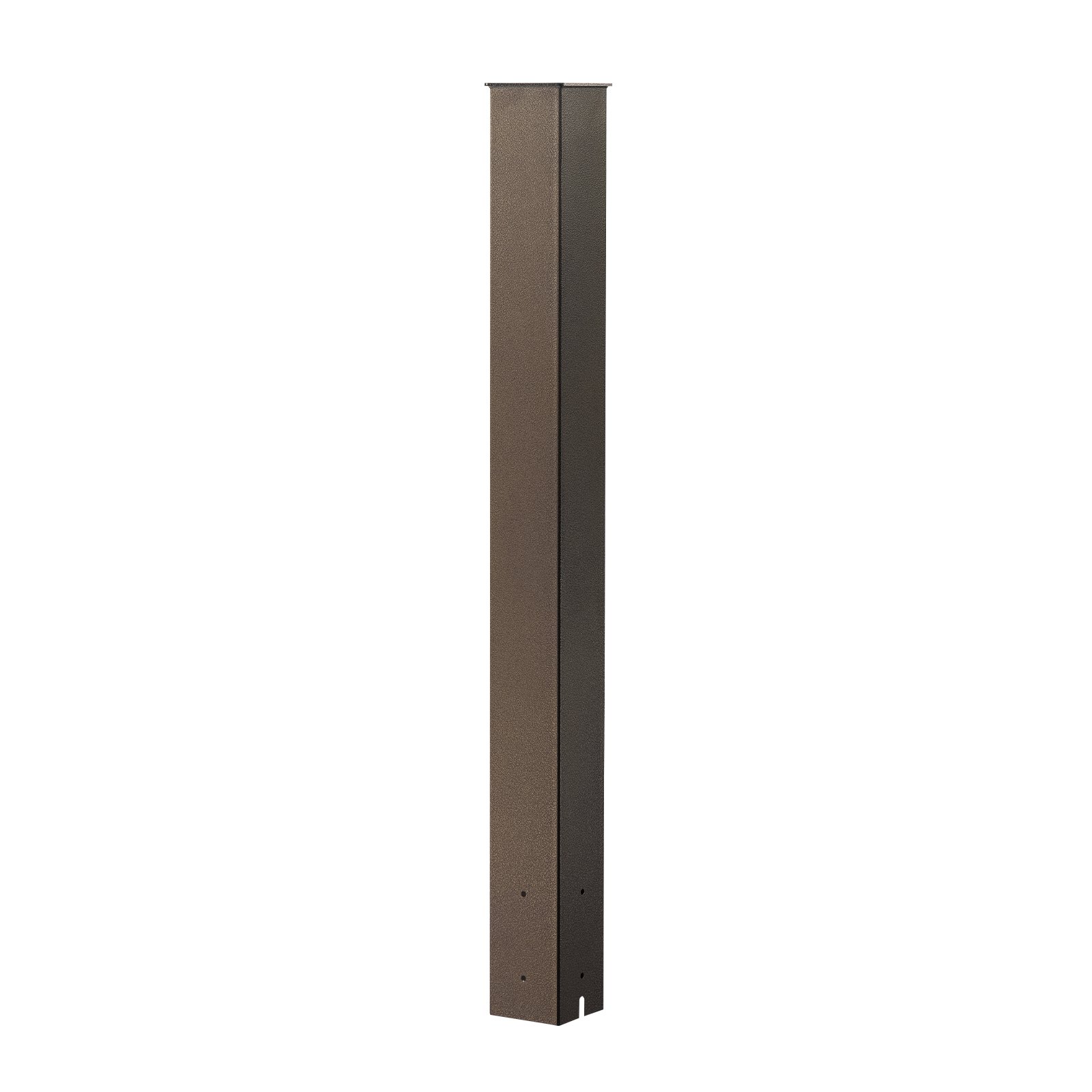 VEVOR Mailbox Post, 43 x 4 x 4 Inches, Steel In-Ground Mounting Mail Box Stand with Powder Coating Surface, Heavy Duty Metal Post Sleeve Kit for Outside Curbside Residential Use, Easy Install, Bronze