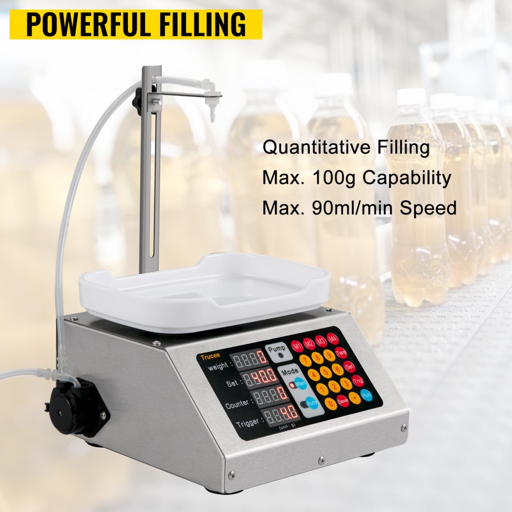 VEVOR Weighing Filling Machine Digital Liquid Filling Machine 100g Capability