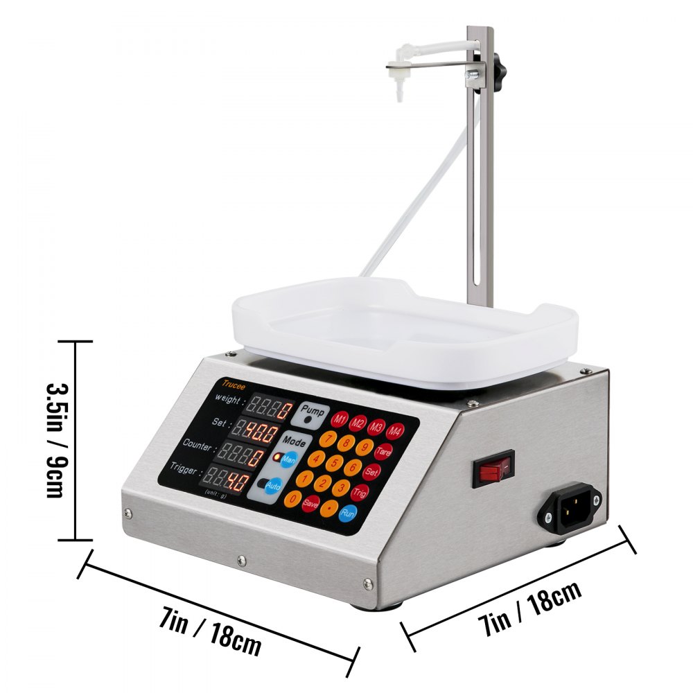 VEVOR Weighing Filling Machine Digital Liquid Filling Machine 100g Capability