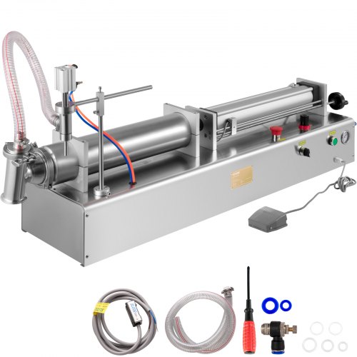 VEVOR 100-1000ml Pneumatic Liquid Filling Machine Single Head Piston Filler