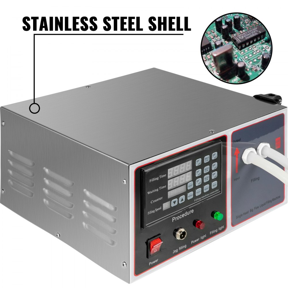 VEVOR Liquid Filling Machine, Bottle Filler Machine 17 L, Liquid Bottle Filler