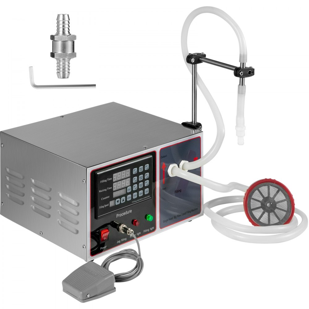 VEVOR Liquid Filling Machine, Bottle Filler Machine 17 L, Liquid Bottle Filler