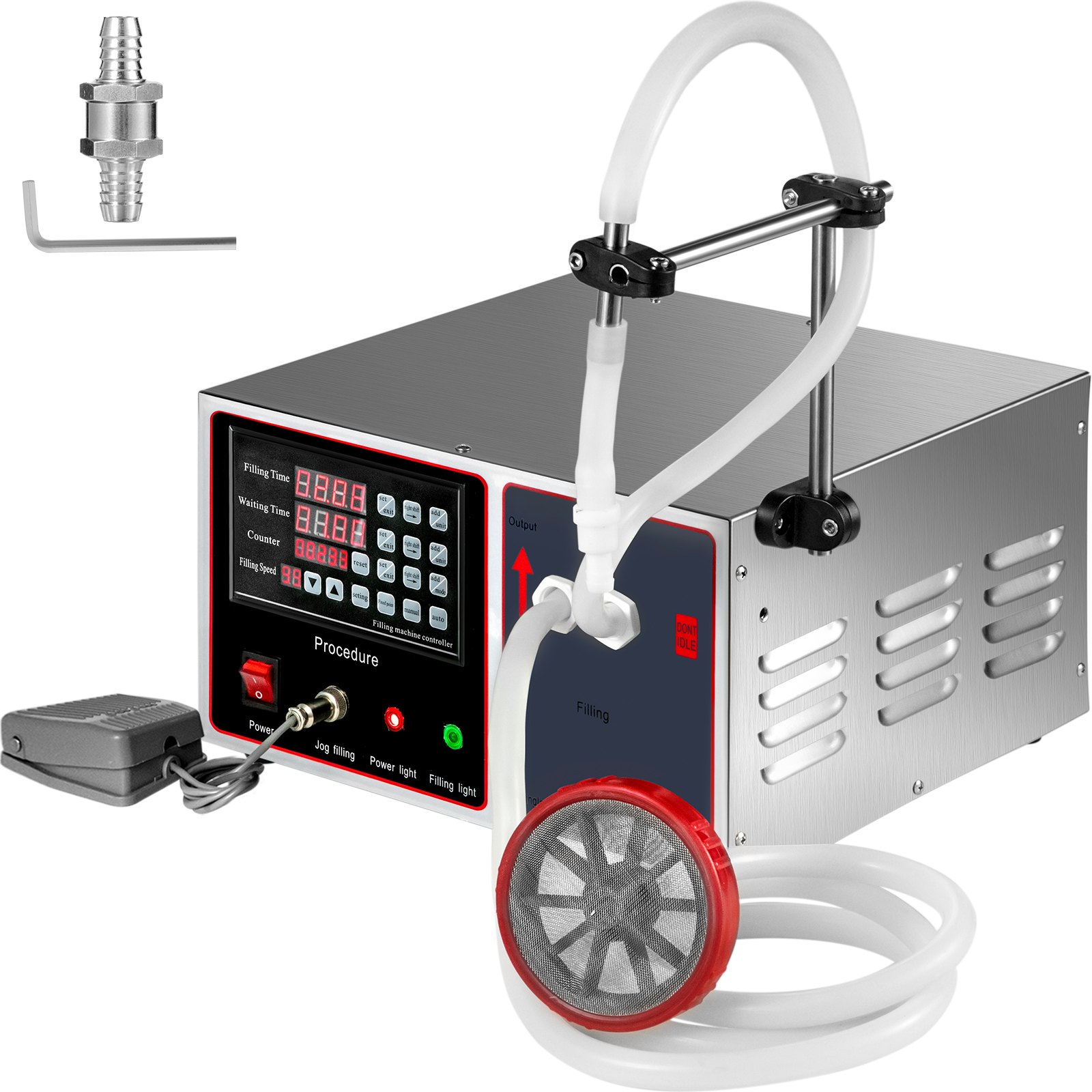 VEVOR Liquid Filling Machine, Bottle Filler Machine 17 L, Liquid Bottle Filler