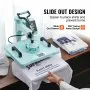 VEVOR Heat Press Machine 12x15 in 5 in 1 with 30oz Tumbler Press T-Shirts Green