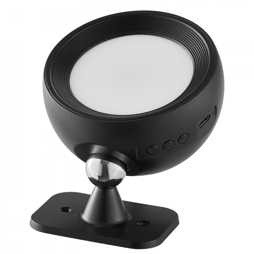 VEVOR 2PCS LED Wall Sconces, Rechargeable Battery Operated Wall Sconces Lamps with Remote Control, 360° Rotation Dimmable Wireless Wall Lights with Adjustable Color Temps, Brightness & 4-Level Timer