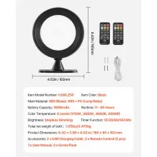 2PCS LED Wall Sconces Rechargeable Battery Operated Wall Lamps Remote Control