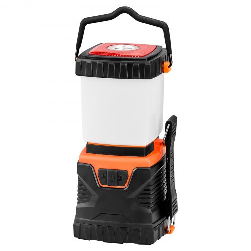 Lanterne De Camping Multifonction – Rechargeable 3500 MAh, 7 Modes, Pliable 90°, Aimantée, IP44, 750 Lumens, Avec Batterie Externe USB