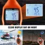 VEVOR Handheld Anemometer, -10℃ to 45℃, Digital Wind Speed Meter Gauge with LED Backlight Screen, Measures Wind Velocity Wind Temperature Air Flow Wind Chill, for Sailing Surfing Drone Flying HVAC