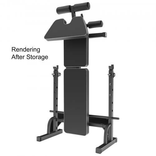 Multi Station Weight Bench Press Leg Curl Home Gym Weights Equipment Adjustable