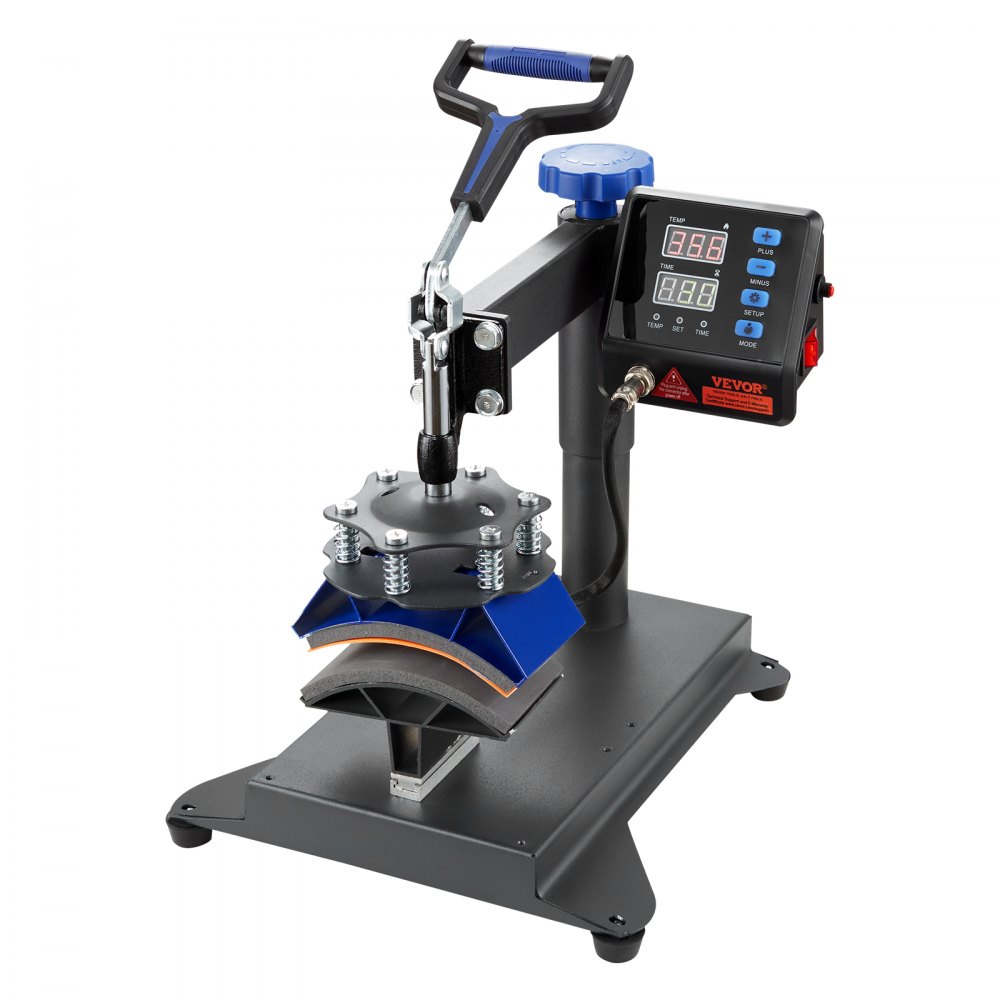VEVOR Heat Press Machine 8 in 1 Combo, Heat Press 15x15 in, Swing Away T Shirt Printing Machine Digital Control, Multifunction Transfer Machine Sublimation, for T-Shirt Hat Cap Mug Plate, Blue