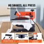VEVOR Heat Press Machine - 6 in 1 Heat Press Sublimation Machine for DIY T-Shirts/Hats/Mugs/Heat Transfer Projects, 12x15 Multifunction Swing Away Heat Press with 360° Rotation/Mica Heating/Knob-style