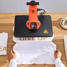 VEVOR Heat Press Machine - 6 in 1 Heat Press Sublimation Machine for DIY T-Shirts/Hats/Mugs/Heat Transfer Projects, 12x15 Multifunction Swing Away Heat Press with 360° Rotation/Mica Heating/Knob-style