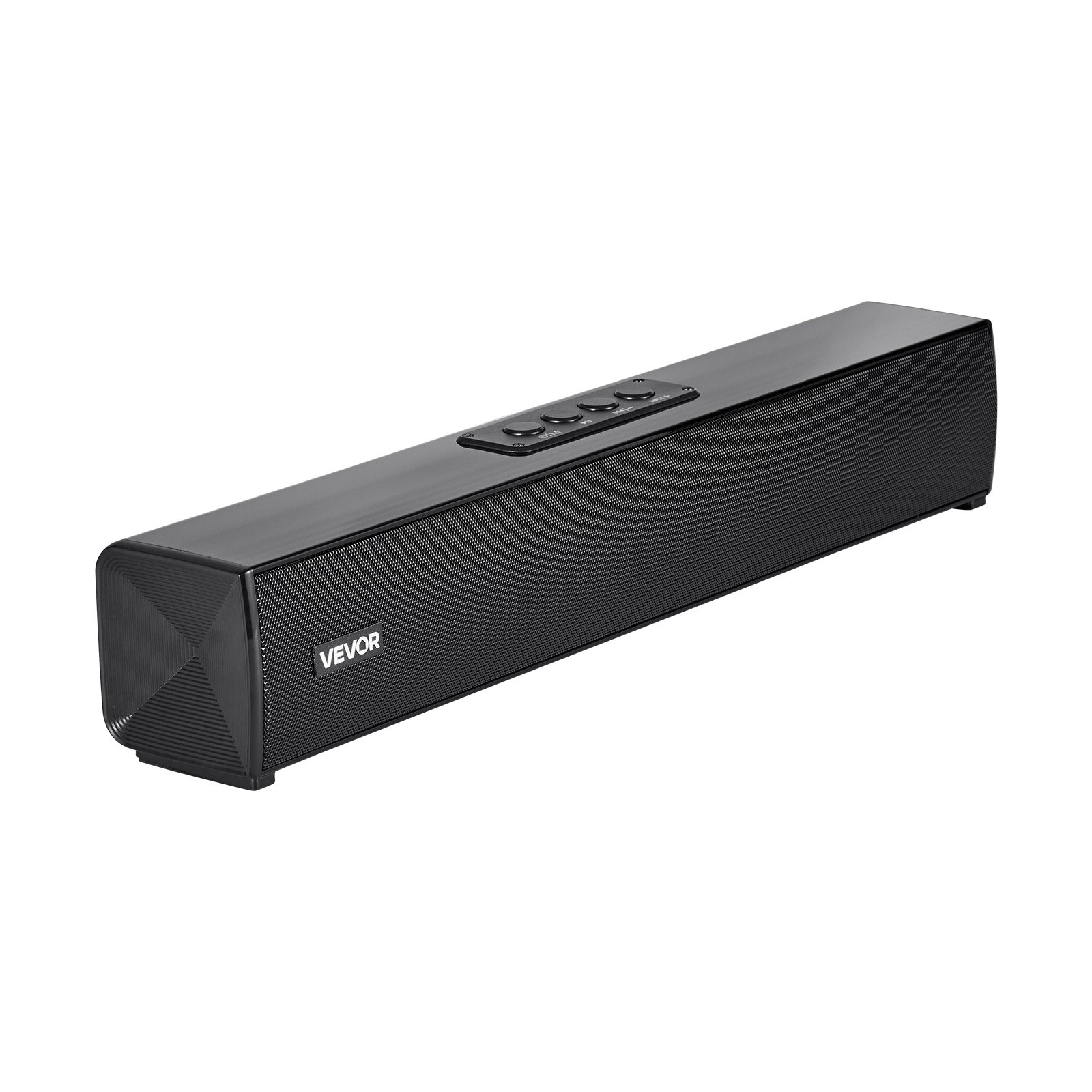 VEVOR Sound Bar for Smart TV, 2.0 Channel, 450 mm Compact Soundbar TV Speakers for Projector, Bluetooth AUX Connection, Remote Control, Easy Setup, 80W Surround Sound System for PC Home Theater Audio