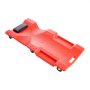 VEVOR Mechanic Plastic Creeper, 36-Inch, 350 lbs Capacity Automotive Rolling Garage Creeper with Molded Ergonomic HDPE Body Padded Headrest & Dual Tool Trays 6 Wheels, for Garage Shop Auto Repair