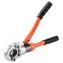VEVOR Hydraulic Pipe Crimping Tool, PEX & Aluminum-Plastic Tube Fittings Crimper with U16 U20 U25 U32 Jaws & Carrying Case, Press Crimper Tool Kit for Plumbing Repairs & Installations