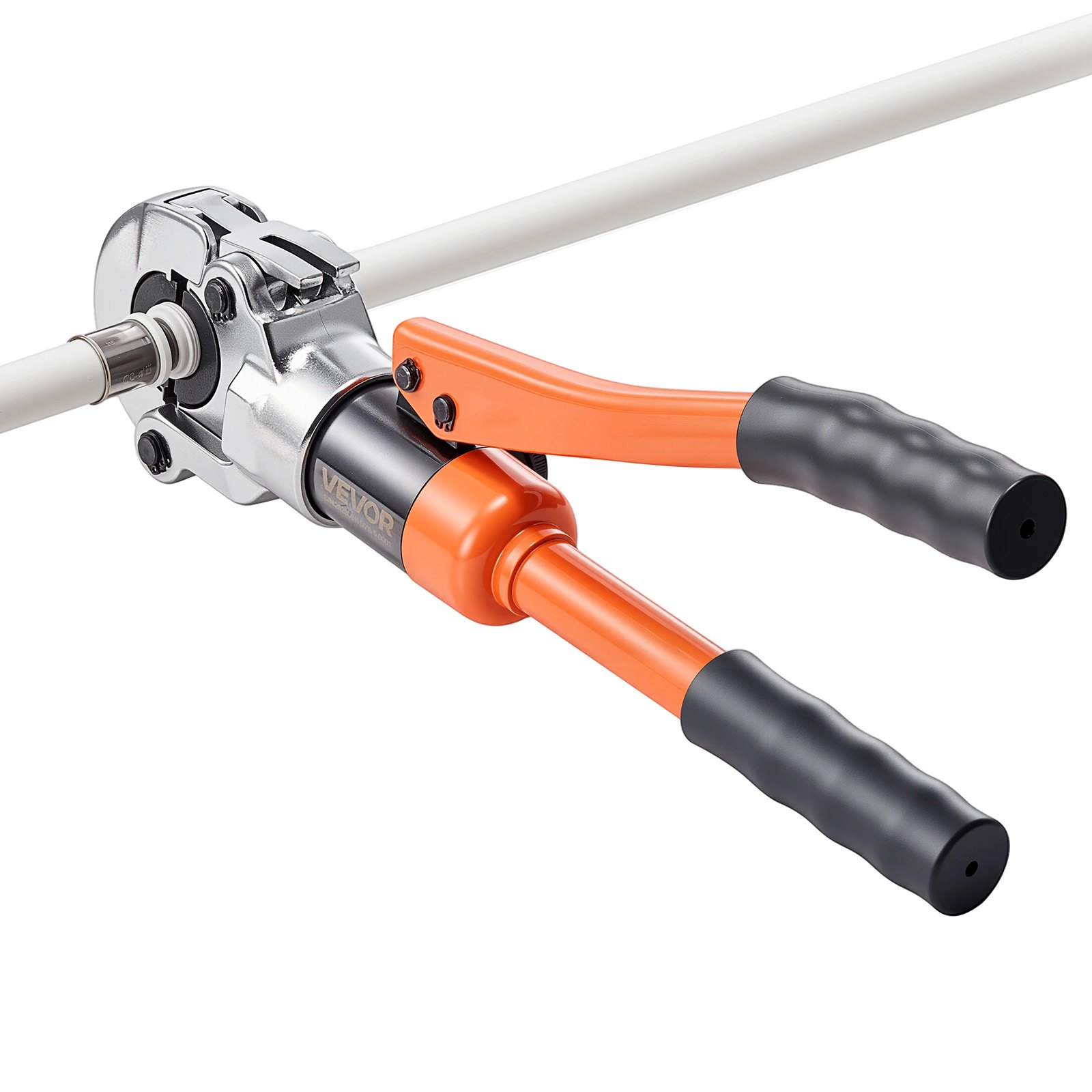 VEVOR Hydraulic Pipe Crimping Tool, PEX & Aluminum-Plastic Tube Fittings Crimper with U16 U20 U25 U32 Jaws & Carrying Case, Press Crimper Tool Kit for Plumbing Repairs & Installations