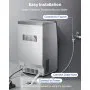 VEVOR Commercial Ice Maker Machine, 80 lbs/24h with 13 lbs Storage Capacity, Countertop/Freestanding/Under Counter, Stainless Steel Ice Maker with LED Display & Self-Cleaning, for Home Bar Restaurant