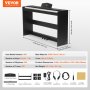 VEVOR 88 Key Fully Weighted Digital Piano Dual Keyboard Simple Cabinet Bracket