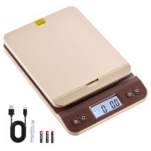 VEVOR Digital Shipping Postal Scale, 0.1 oz High Accuracy, 88 lbs Postal Scale with Hold/Tare/Auto-off Function, Flip Holder Design & Easy Calibration, Fit for Home and Office Use, Battery Included
