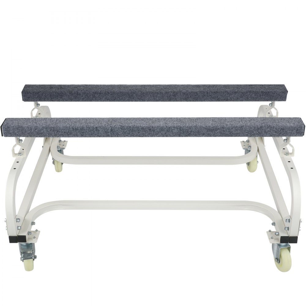 VEVOR jet ski dolly with padded support rails and caster wheels for easy transportation and storage.