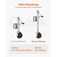 VEVOR Boat Trailer Jack Marine Heavy Duty Swivel Mount Tongue Jack 1500 lbs Load