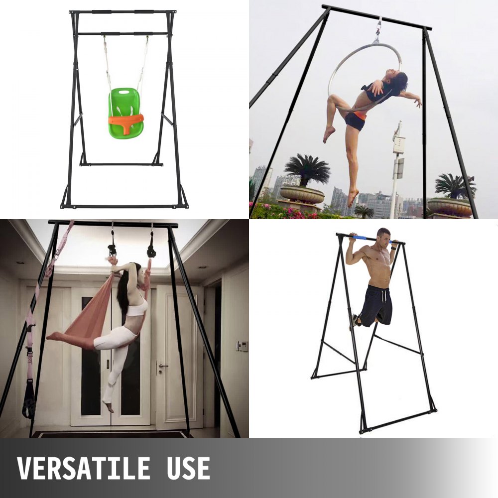 Pull Up Bar Foldable Pull Up Station Aerial Yoga Stand Frame Swing Stand Frame