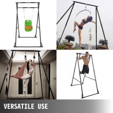 Vevor Pull Up Bar Foldable Pull Up Station Aerial Yoga Stand Frame Swing Stand Frame