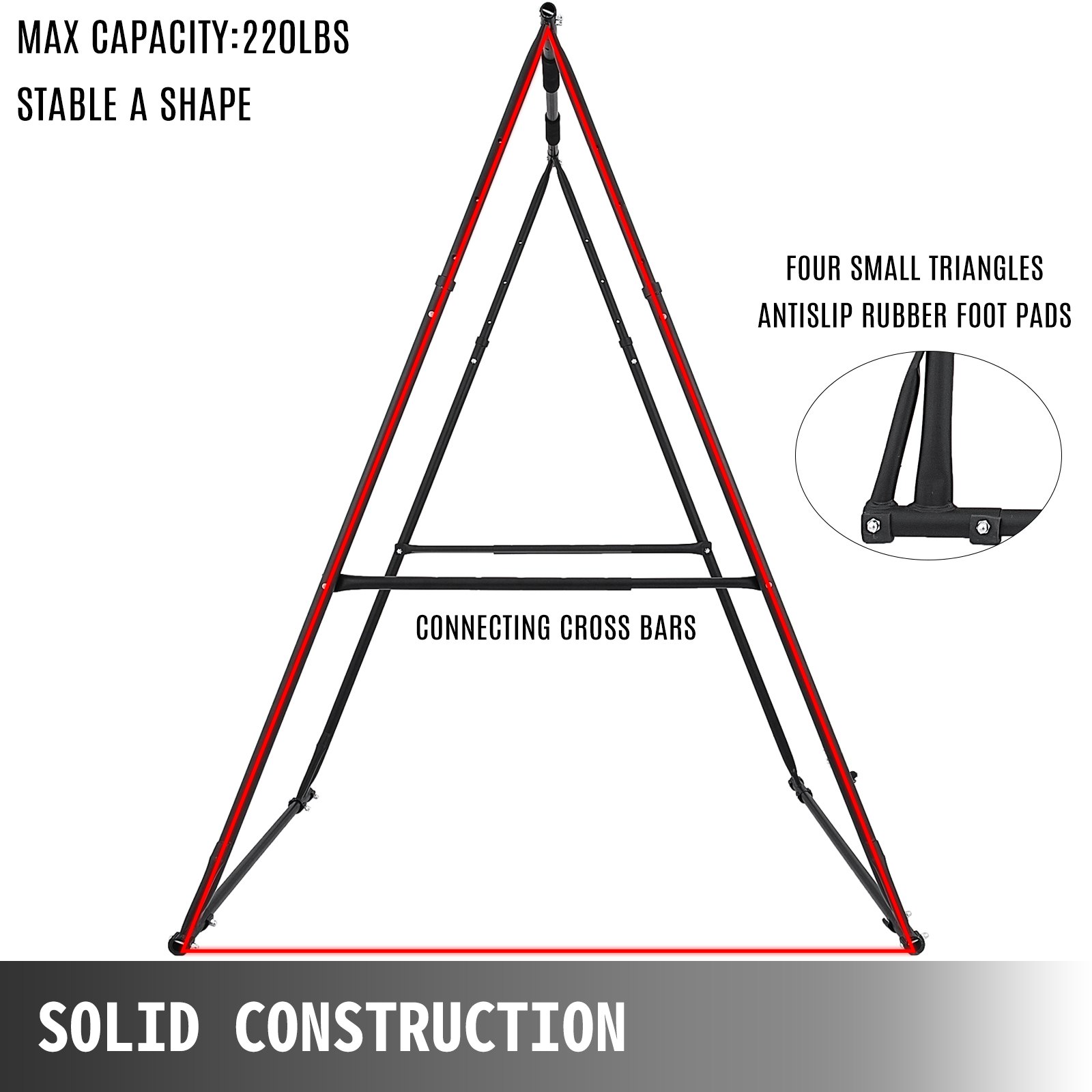 Pull Up Bar Foldable Pull Up Station Aerial Yoga Stand Frame Swing Stand Frame