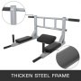 Pull Up Bar Wall Mounted Power Tower Chin Up Station Workout Fitness 2in1 Home