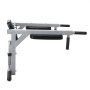 VEVOR Wall Mounted Pull Up Bar 2 in 1 Chin-Up Bar Dip Stand Power Home Gym Tower Set for Home Gym Strength Training Equipment for Home Gym Strength Training