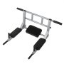 VEVOR Wall Mounted Pull Up Bar 2 in 1 Chin-Up Bar Dip Stand Power Home Gym Tower Set for Home Gym Strength Training Equipment for Home Gym Strength Training