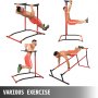 VEVOR Portable Pull Up Dip Station Power Tower Gym Bar Stretch Workout Multi Function