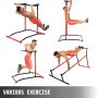 VEVOR 330LBS Pull Up Dip Station Power Tower Station Multi-Station Power Tower Workout Pull Up Station with Carry Bag for Home Fitness (Black Red No Bag),pull-up-bar-2