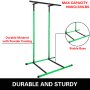 VEVOR 220lbs Pull Up Station,Dip Station Pull Up Bar Free Standing Power Tower Pull Up Tower with Carry Bag Portable Pull Up Rack(Green)