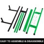 VEVOR 220lbs Pull Up Station,Dip Station Pull Up Bar Free Standing Power Tower Pull Up Tower with Carry Bag Portable Pull Up Rack(Green)