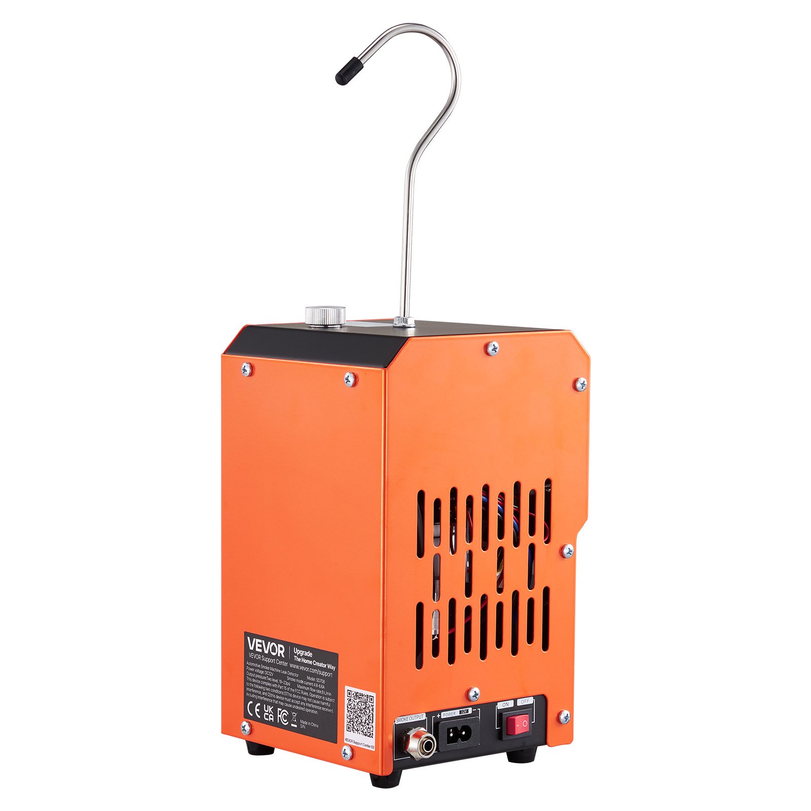 VEVOR Automotive Smoke Machine Leak Detector, DC 12V EVAP Vacuum Diagnostic Tester with Built-in Air Pump, Pressure Gauge, Flow Meter, Oil Level Gauge, 2-Mode for Cars, Motorcycles, Trucks, Boats, ATV