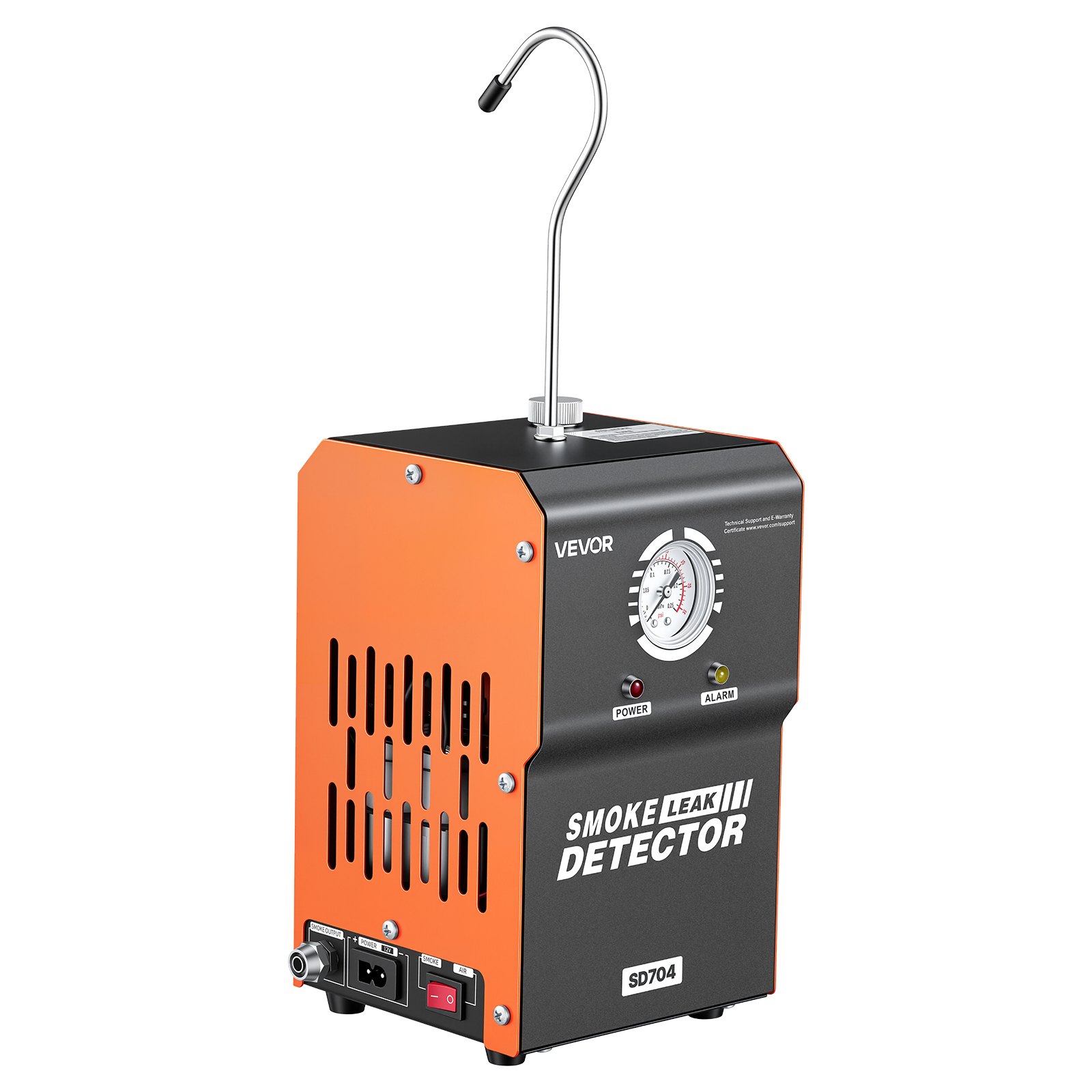 VEVOR Automotive Smoke Machine Leak Detector, DC 12V EVAP Vacuum Diagnostic Tester with Built-in Air Pump & Pressure Gauge, 2-Mode Pipeline Fuel Detector for Cars, Motorcycles, Trucks, Boats, ATVs