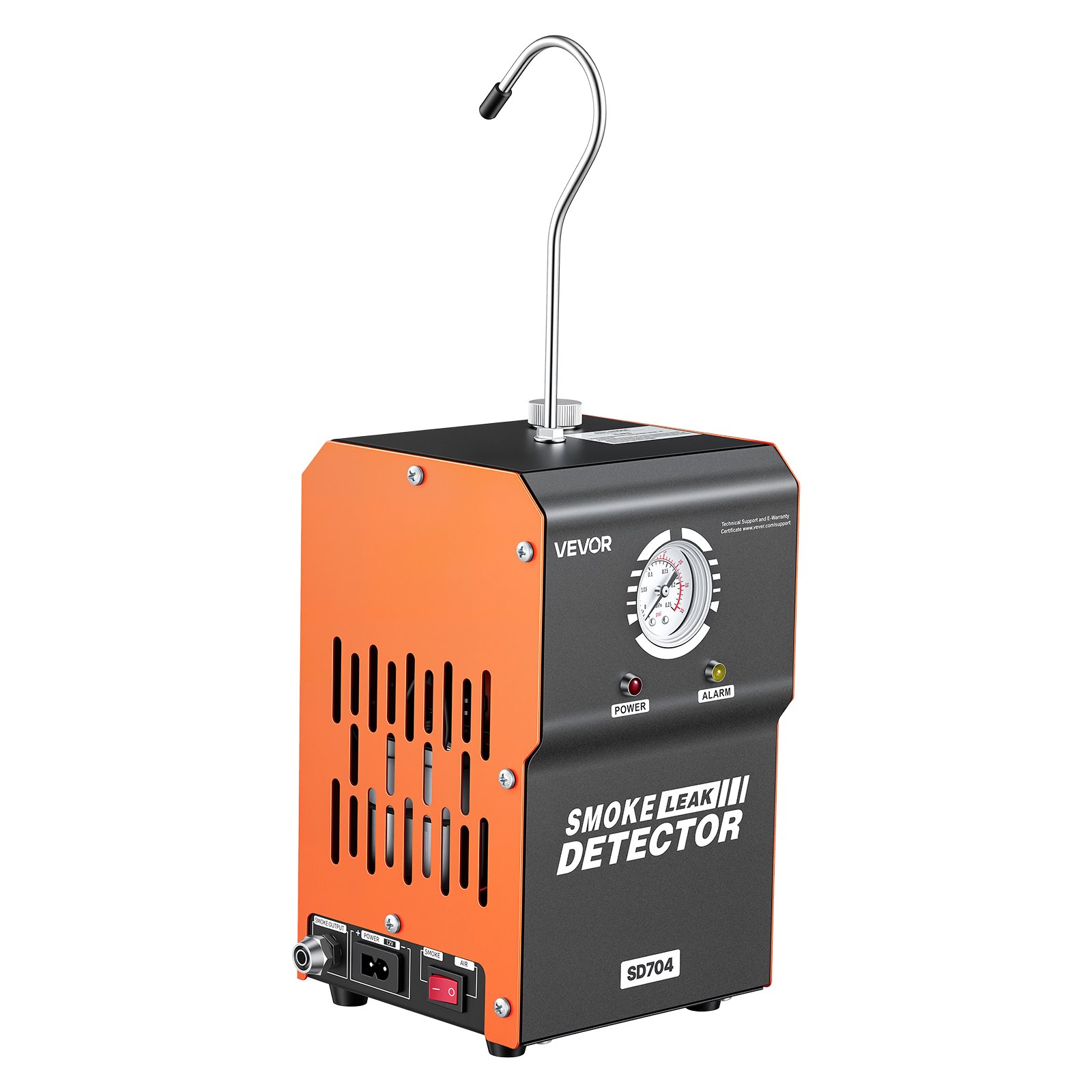 VEVOR Automotive Smoke Machine Leak Detector, DC 12V EVAP Vacuum Diagnostic Tester with Built-in Air Pump & Pressure Gauge, 2-Mode Pipeline Fuel Detector for Cars, Motorcycles, Trucks, Boats, ATVs