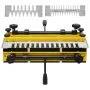 VEVOR Dovetail Jig, 310 mm Width, Dove Tailing Router Jigs with 4 Router Bits & 6 Templates, Precise Alignment Dove Tail Jig, Mortise and Tenon Woodworking Tools for Furniture & Wood Cabinet Making