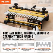 VEVOR Dovetail Jig 310 mm Precise Dove Tailing Router Jigs with 3 Templates