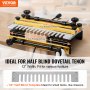 VEVOR Dovetail Jig 12 em gabaritos precisos de roteador Dove Tailing com modelo de 1/2”