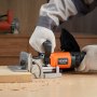 VEVOR Biscuit Plate Joiner, 5.9A, Plate Joiner Tool Kit with 11,600 RPM 760W Motor, 45-Degree Locating Notch, Carbide Tipped Blade, Wood Biscuits, Dust Bag, Adjustable Angle & Depth, for Woodworking