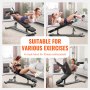 VEVOR Weight Bench Adjustable Situp Incline Bench for Home Gym Strength Training