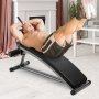 Banco de pesas VEVOR, banco de entrenamiento de fuerza ajustable, banco de press para entrenamiento de cuerpo completo, banco de abdominales multiusos de 270 kg para ejercicios de gimnasio en casa, banco inclinado/declinado con asa para abdominales inversos