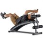 Banco de pesas VEVOR, banco de entrenamiento de fuerza ajustable, banco de press para entrenamiento de cuerpo completo, banco de abdominales multiusos de 270 kg para ejercicios de gimnasio en casa, banco inclinado/declinado con asa para abdominales inversos