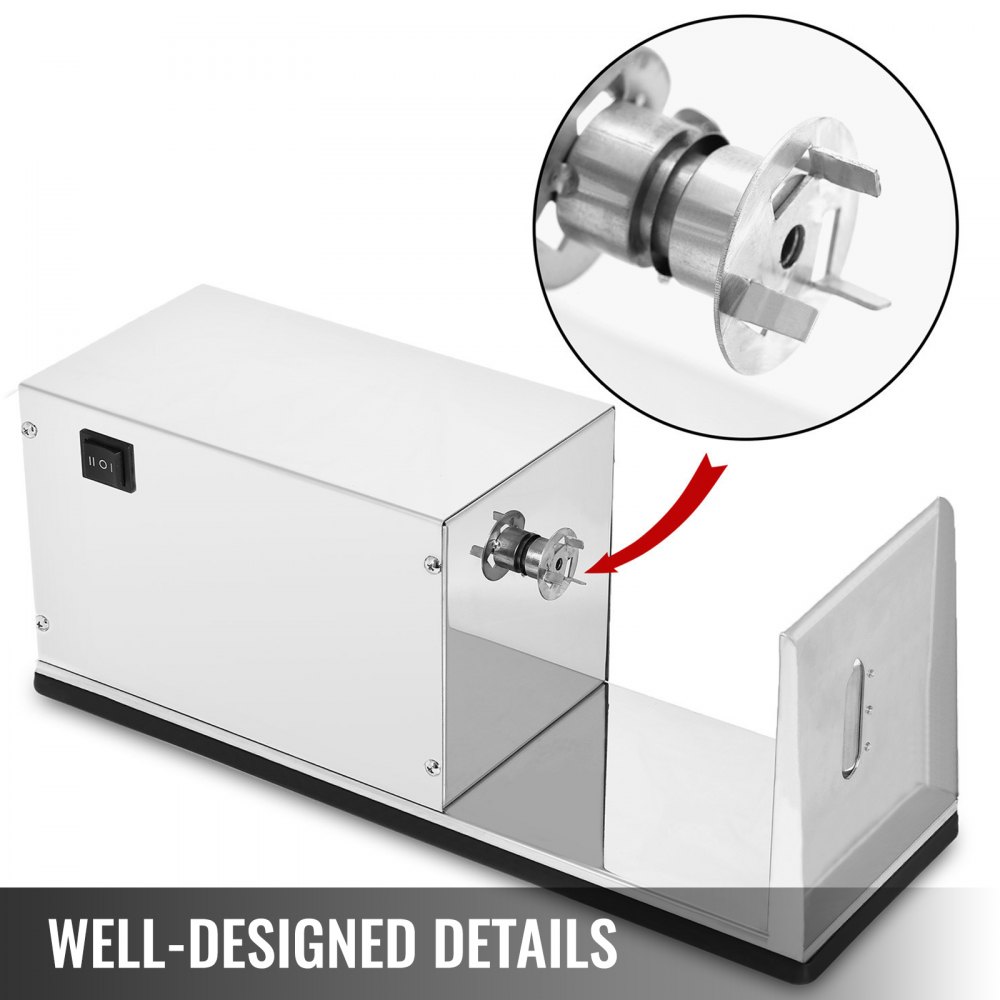 Electric Tornado Potato Spiral Slicer Cutter Twister French Fry Stainless Steel