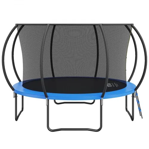 VEVOR 12FT Trampoline, 400 lbs Trampoline with Enclosure Net