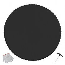 VEVOR Replacement Trampoline Mat Fits 14ft Frame 72 V-Ring 6.5"-7" Spring Length