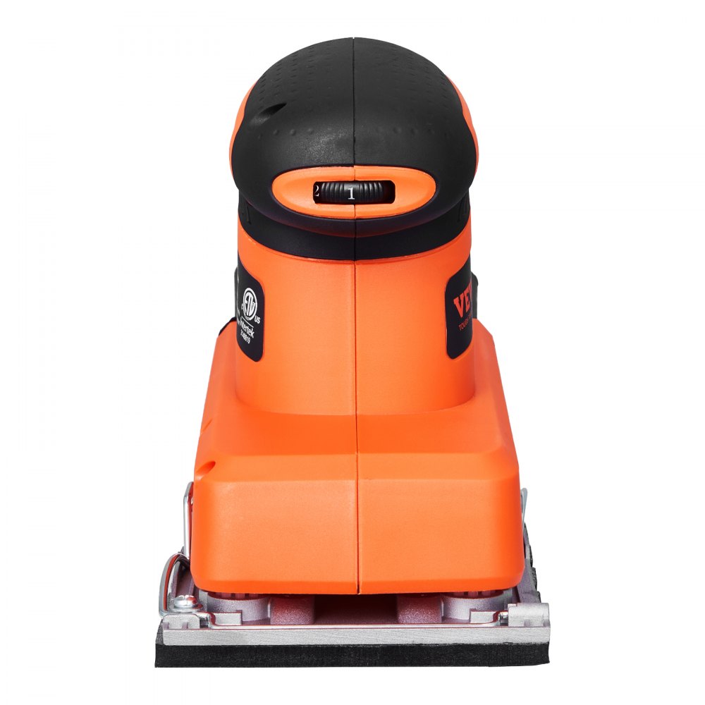 VEVOR Sheet Sander, 1/2 Sheet 2.5A Electric Sander for Woodworking, Max. 12000RPM Variable Speed Sheet Finishing Sander with Sandpaper and Dust Box for Wood Polishing Sanding